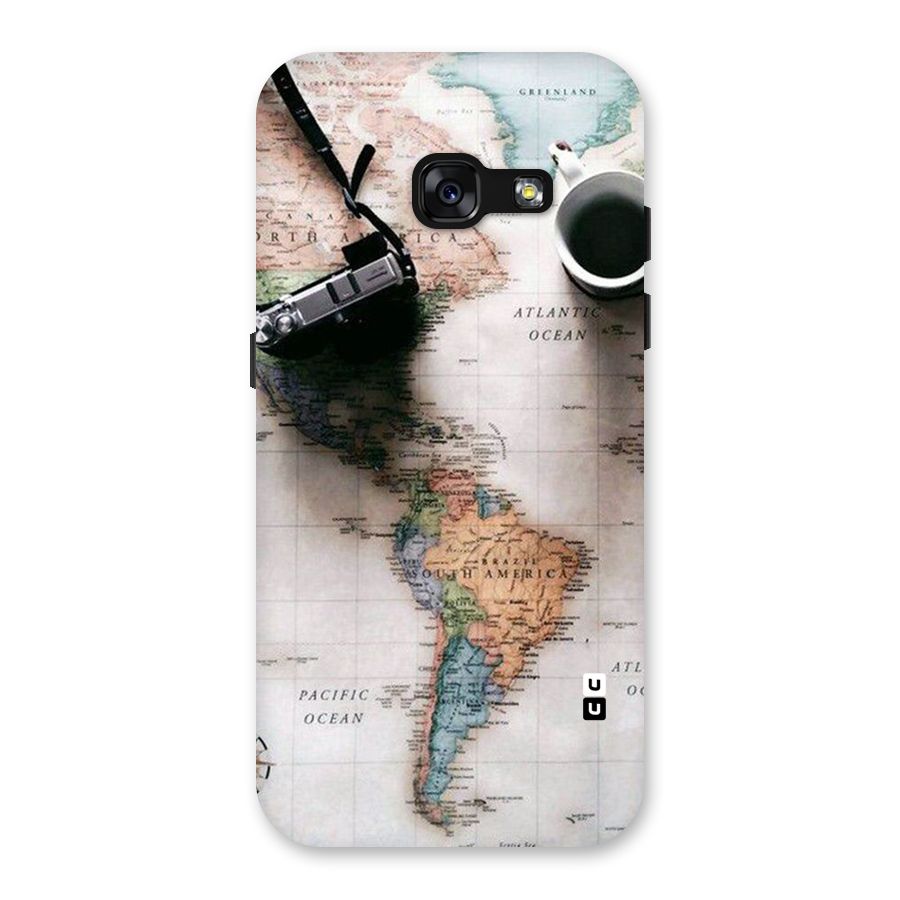 Coffee And Travel Back Case for Galaxy A3 (2017)