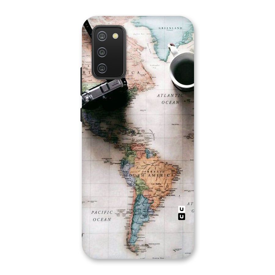 Coffee And Travel Back Case for Galaxy M02s