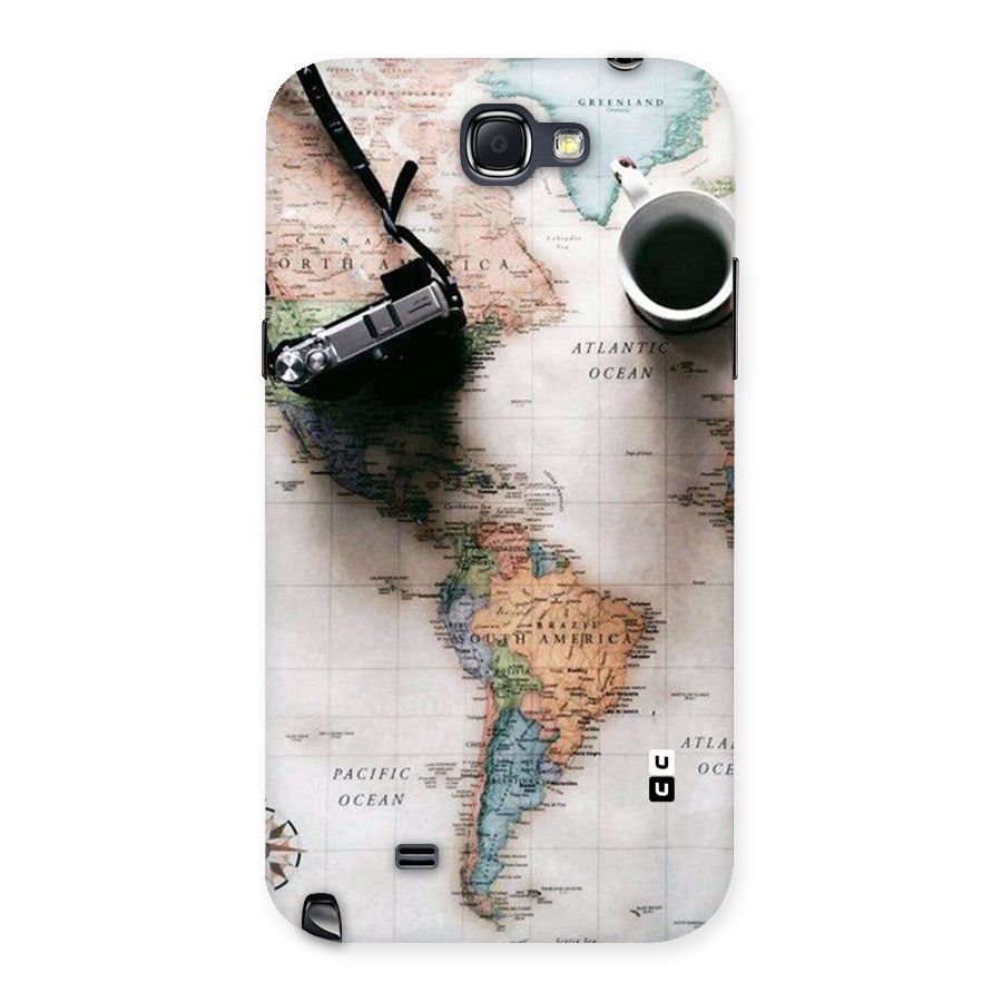 Coffee And Travel Back Case for Galaxy Note 2