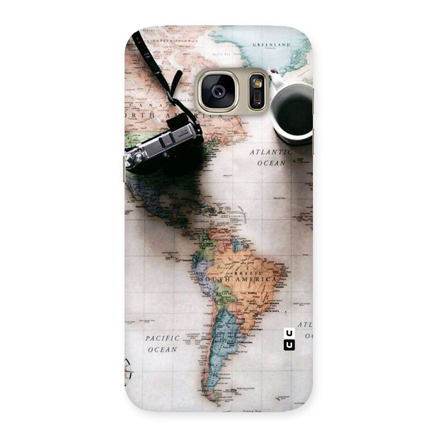 Coffee And Travel Back Case for Galaxy S7