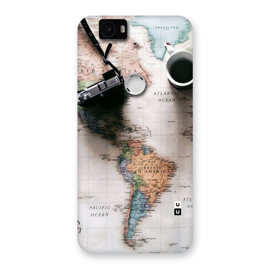 Coffee And Travel Back Case for Google Nexus-6P