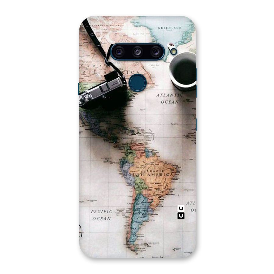 Coffee And Travel Back Case for LG  V40 ThinQ