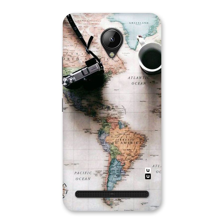 Coffee And Travel Back Case for Lenovo C2