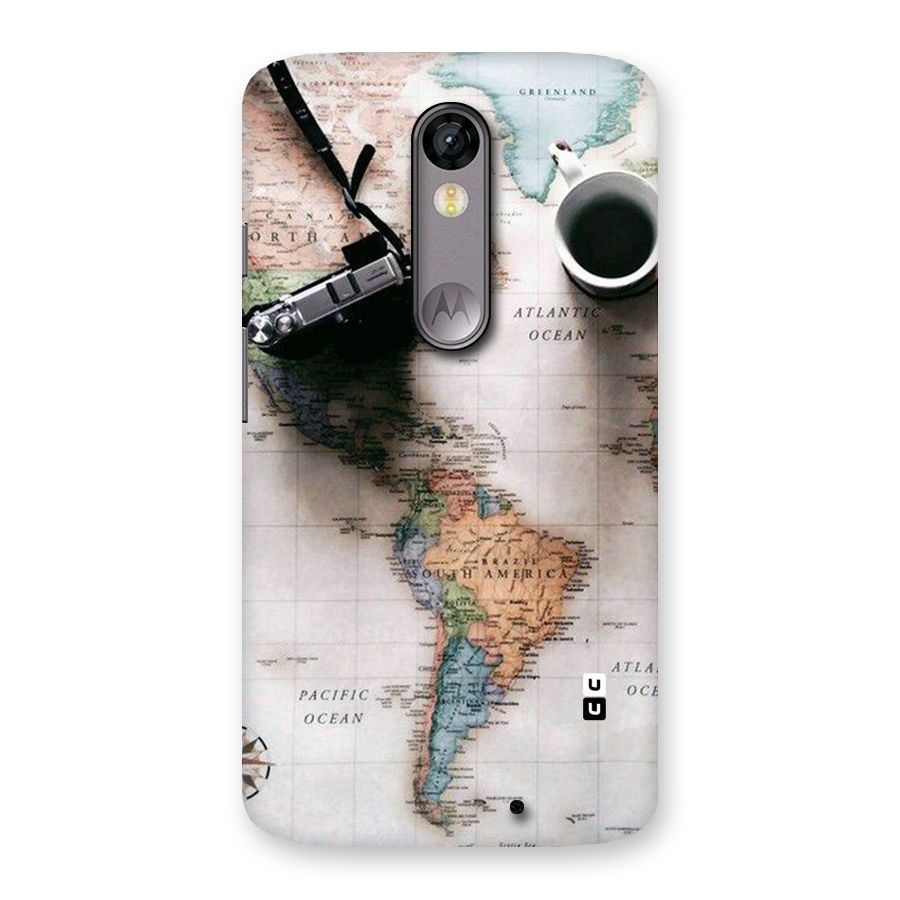 Coffee And Travel Back Case for Moto X Force
