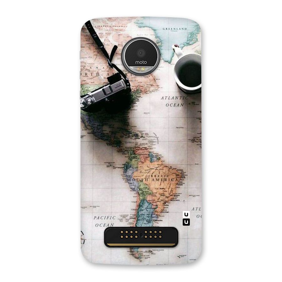 Coffee And Travel Back Case for Moto Z Play