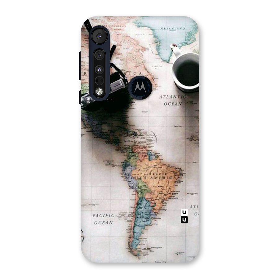 Coffee And Travel Back Case for Motorola One Macro