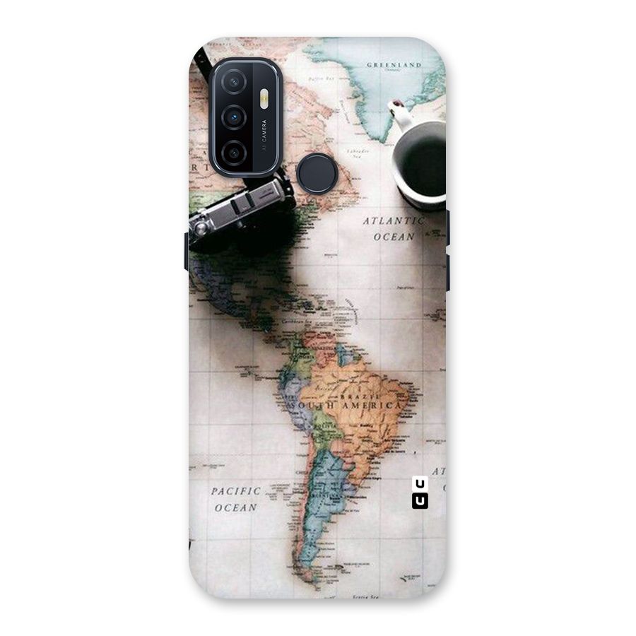 Coffee And Travel Back Case for Oppo A32