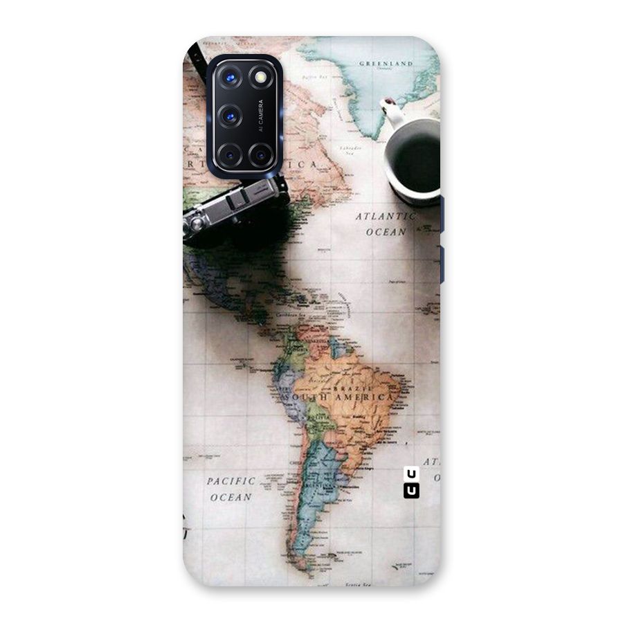 Coffee And Travel Back Case for Oppo A52