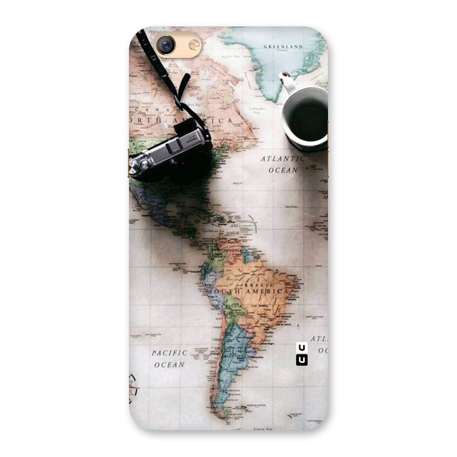 Coffee And Travel Back Case for Oppo F3 Plus