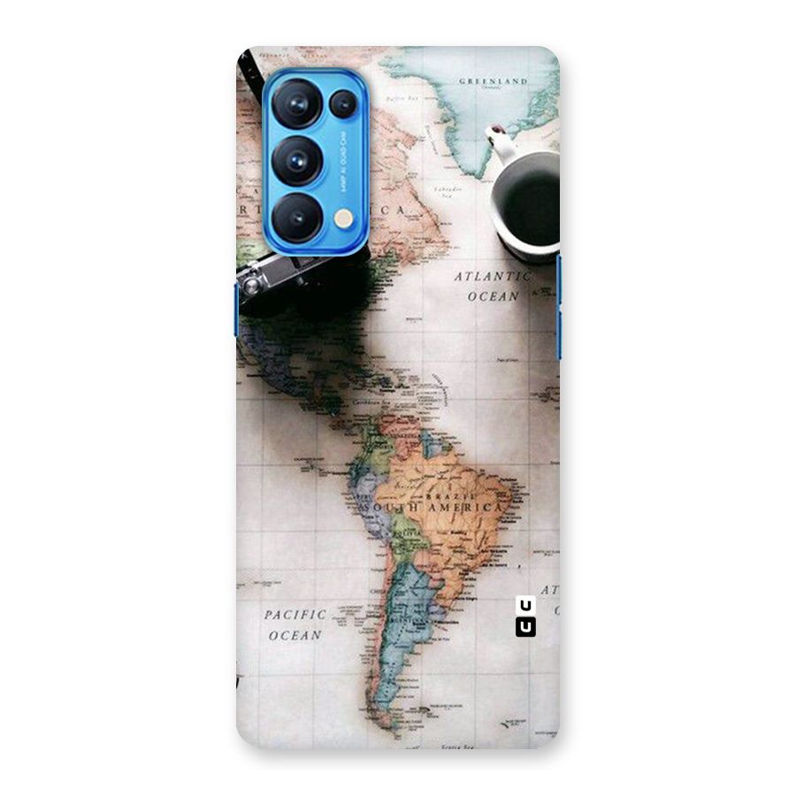 Coffee And Travel Back Case for Oppo Reno5 Pro 5G