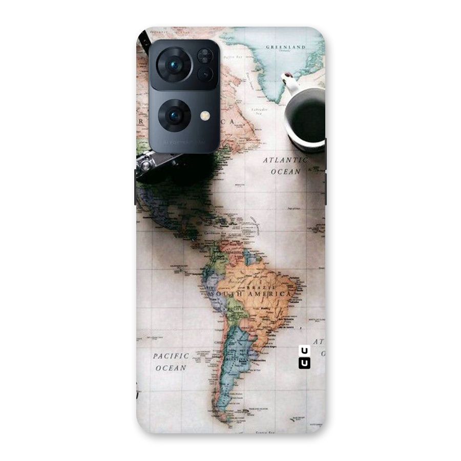 Coffee And Travel Back Case for Oppo Reno7 Pro 5G