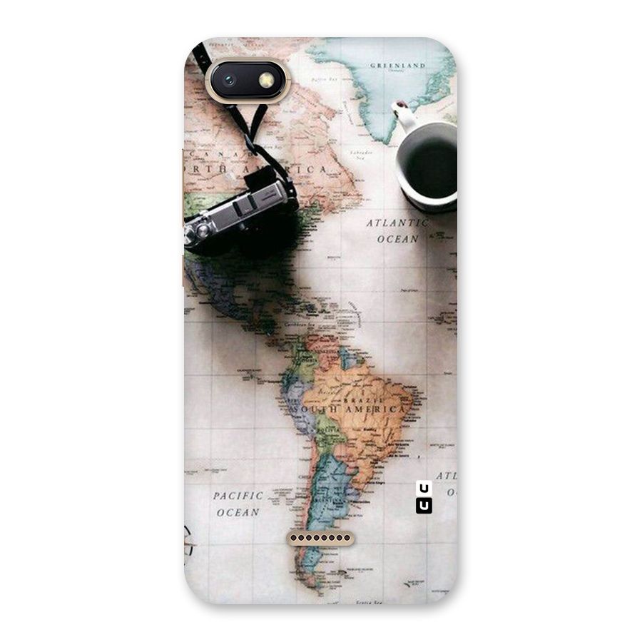 Coffee And Travel Back Case for Redmi 6A