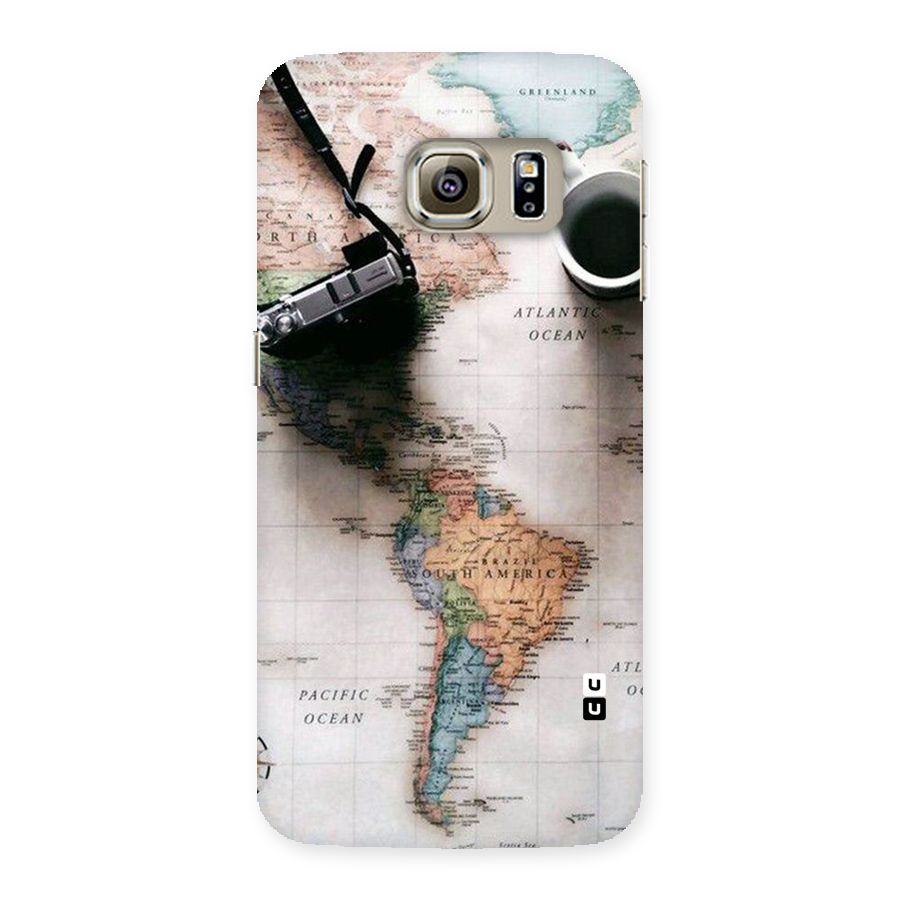 Coffee And Travel Back Case for Samsung Galaxy S6 Edge Plus
