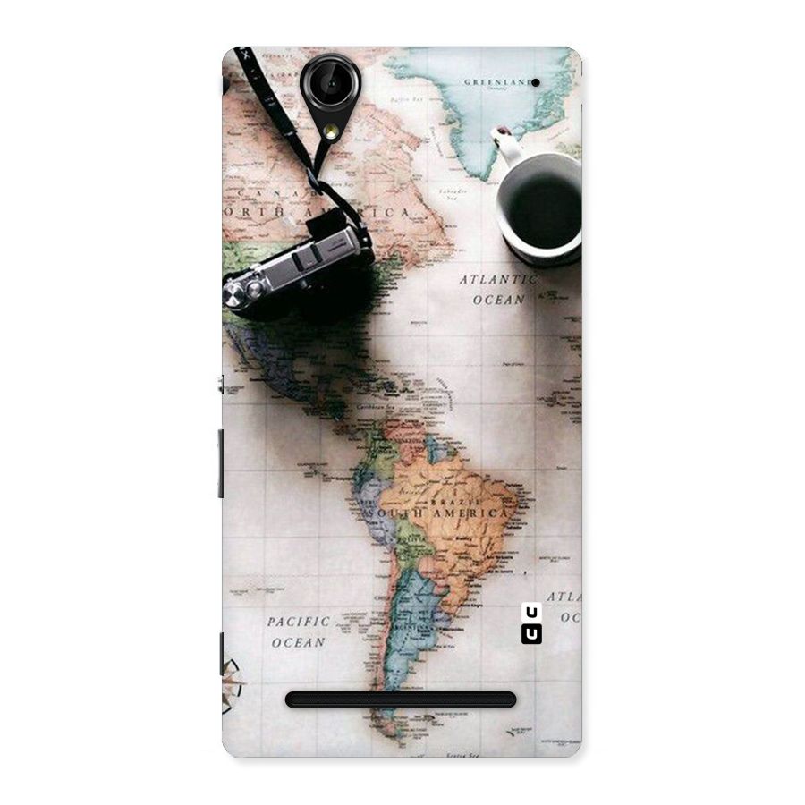 Coffee And Travel Back Case for Sony Xperia T2