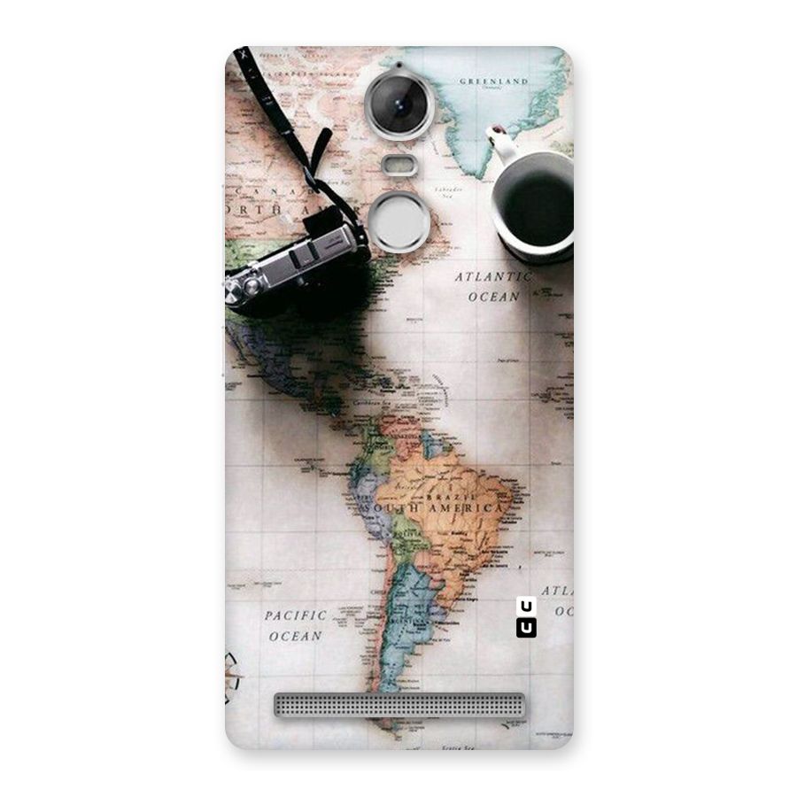 Coffee And Travel Back Case for Vibe K5 Note