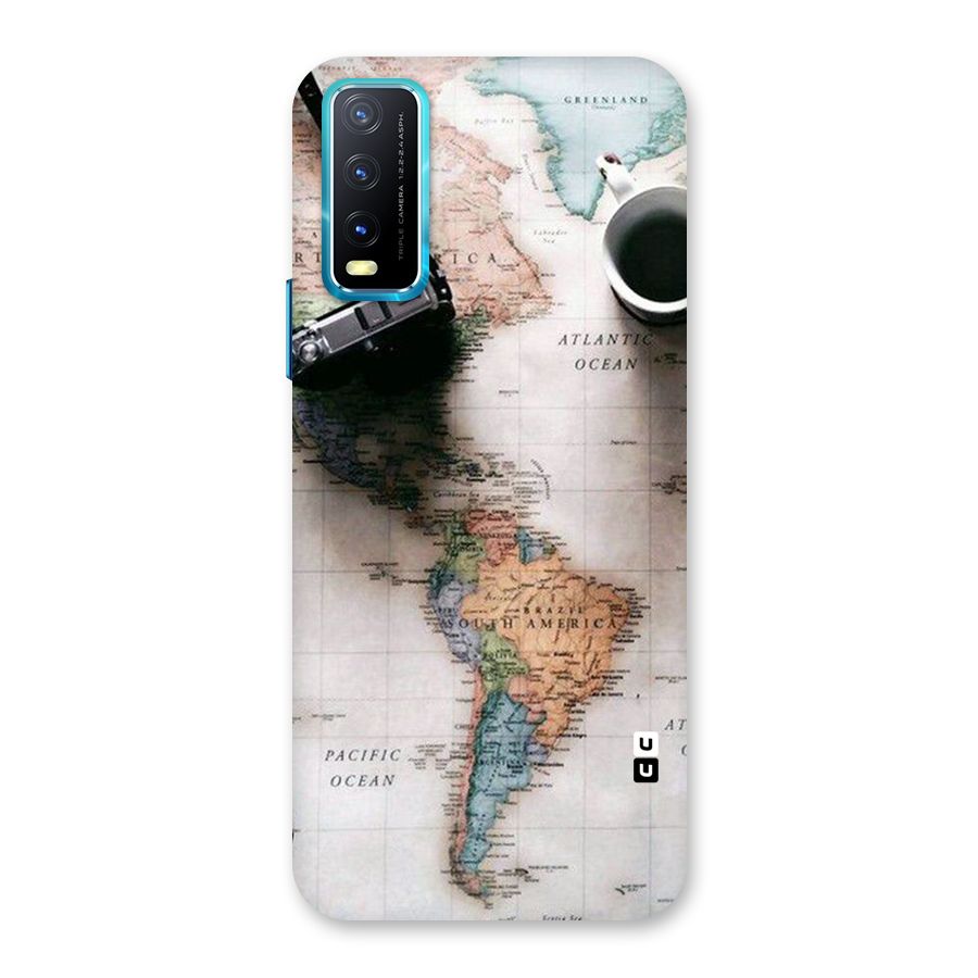 Coffee And Travel Back Case for Vivo Y20G