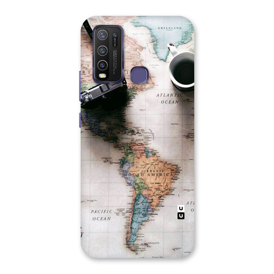 Coffee And Travel Back Case for Vivo Y30