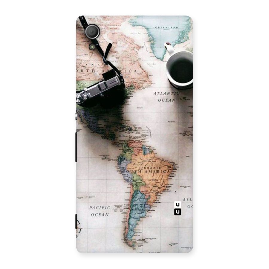 Coffee And Travel Back Case for Xperia Z3 Plus