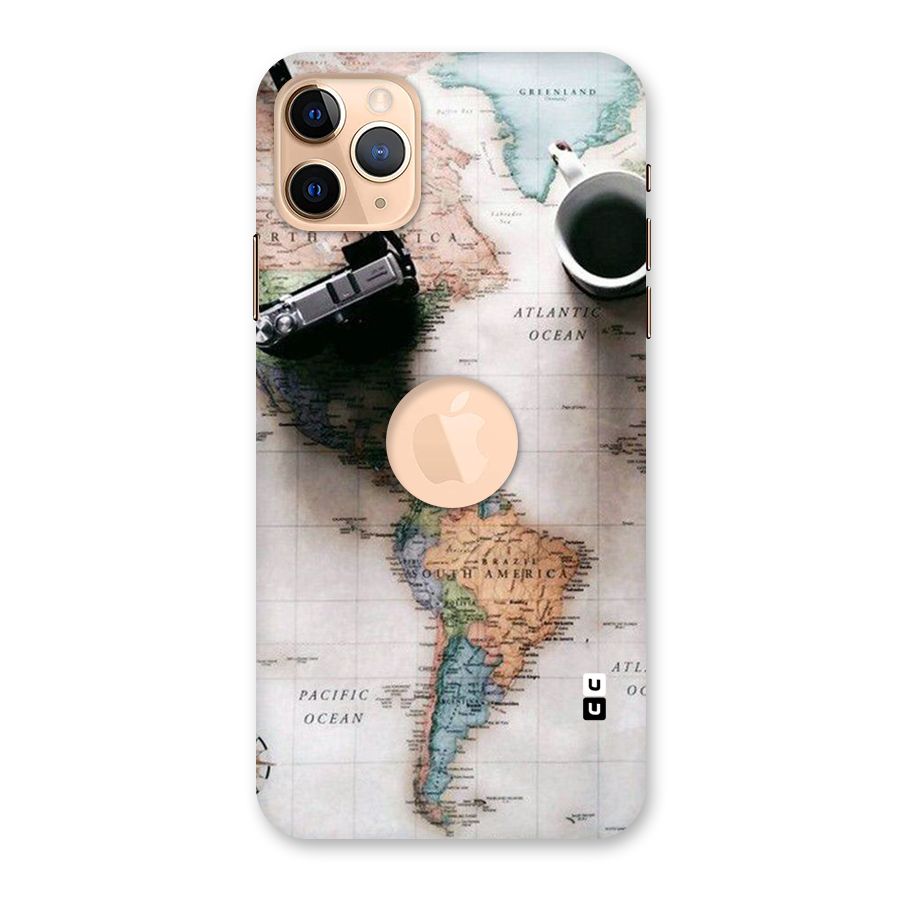 Coffee And Travel Back Case for iPhone 11 Pro Max Logo Cut