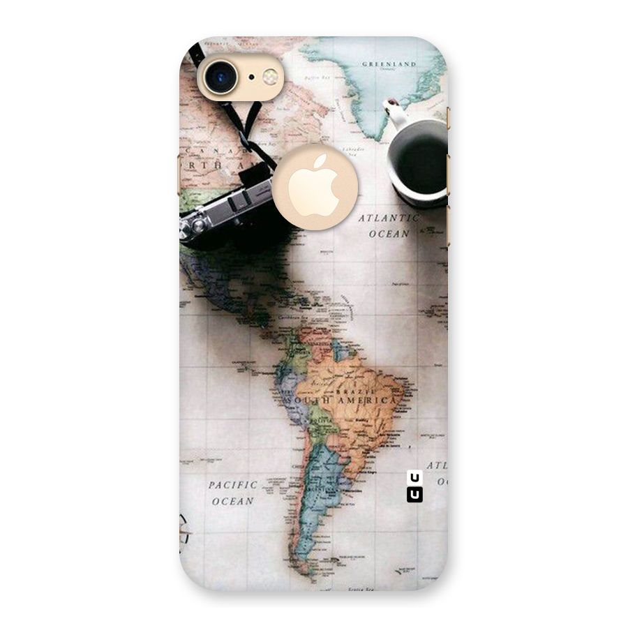 Coffee And Travel Back Case for iPhone 7 Logo Cut