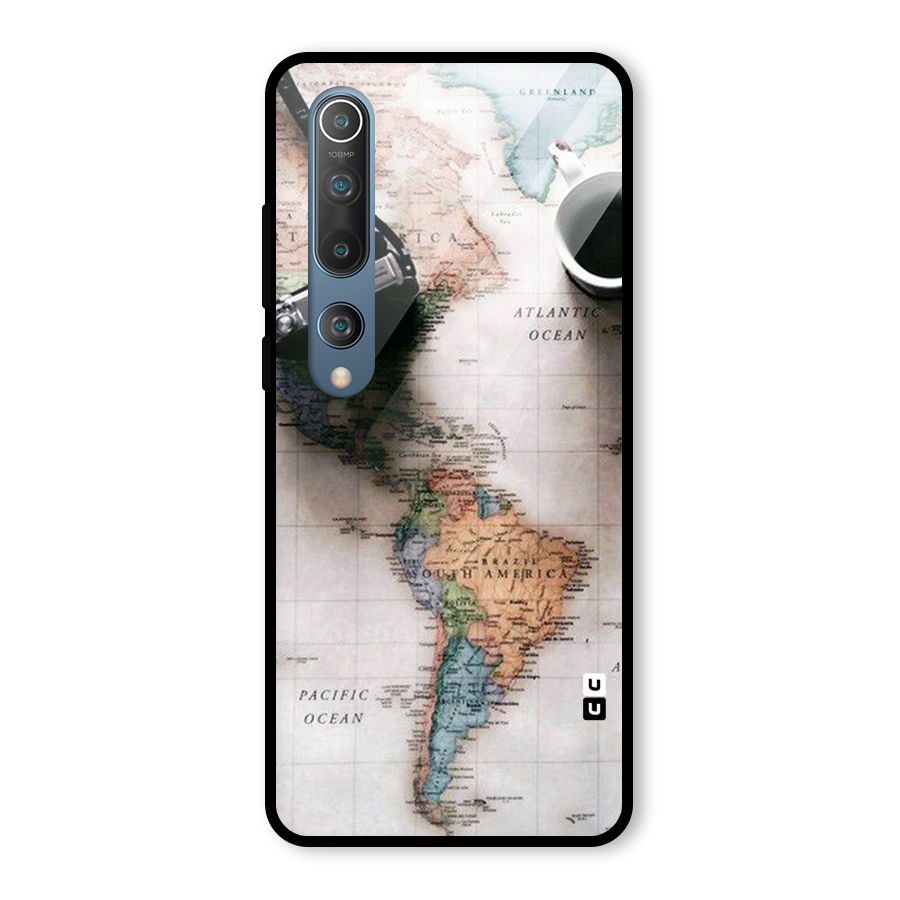Coffee And Travel Glass Back Case for Mi 10