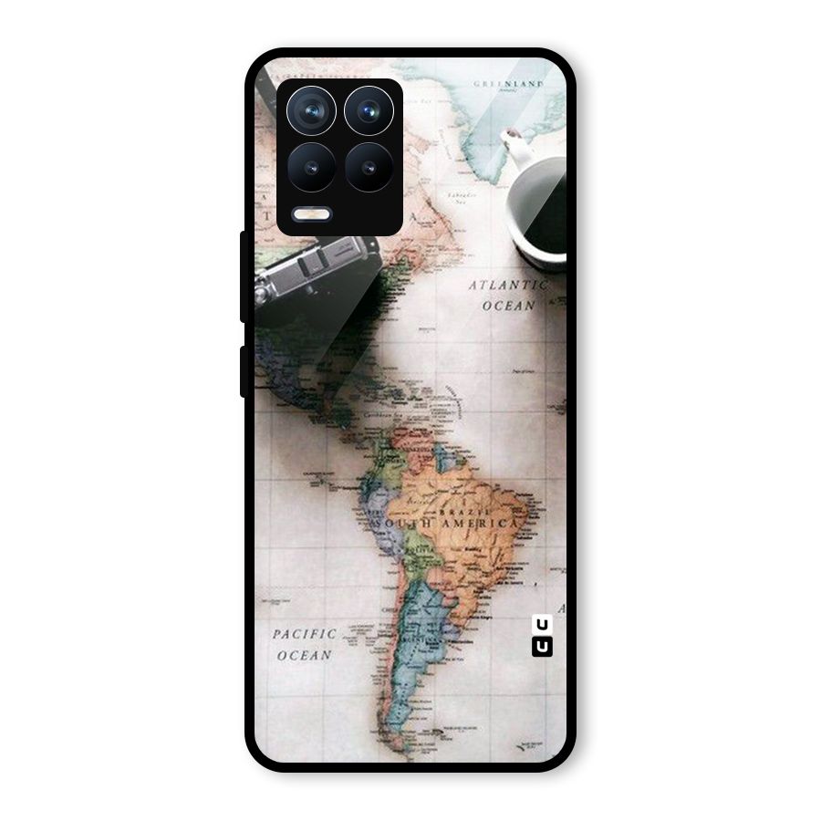 Coffee And Travel Glass Back Case for Realme 8 Pro
