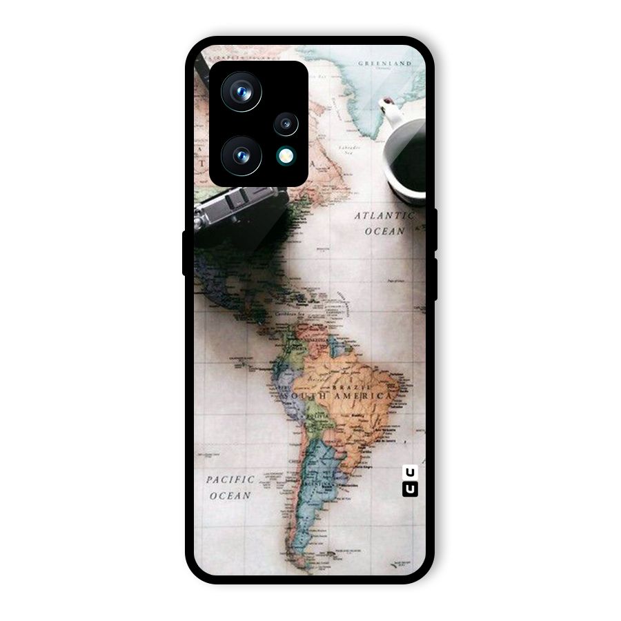 Coffee And Travel Glass Back Case for Realme 9 Pro Plus 5G