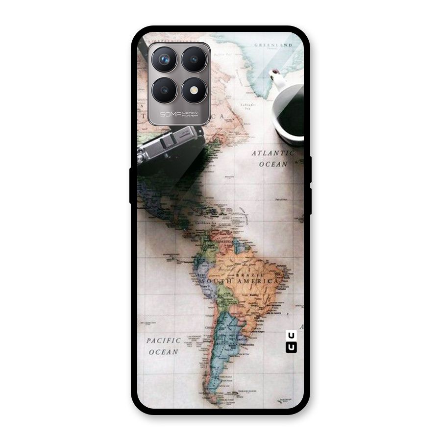 Coffee And Travel Glass Back Case for Realme Narzo 50