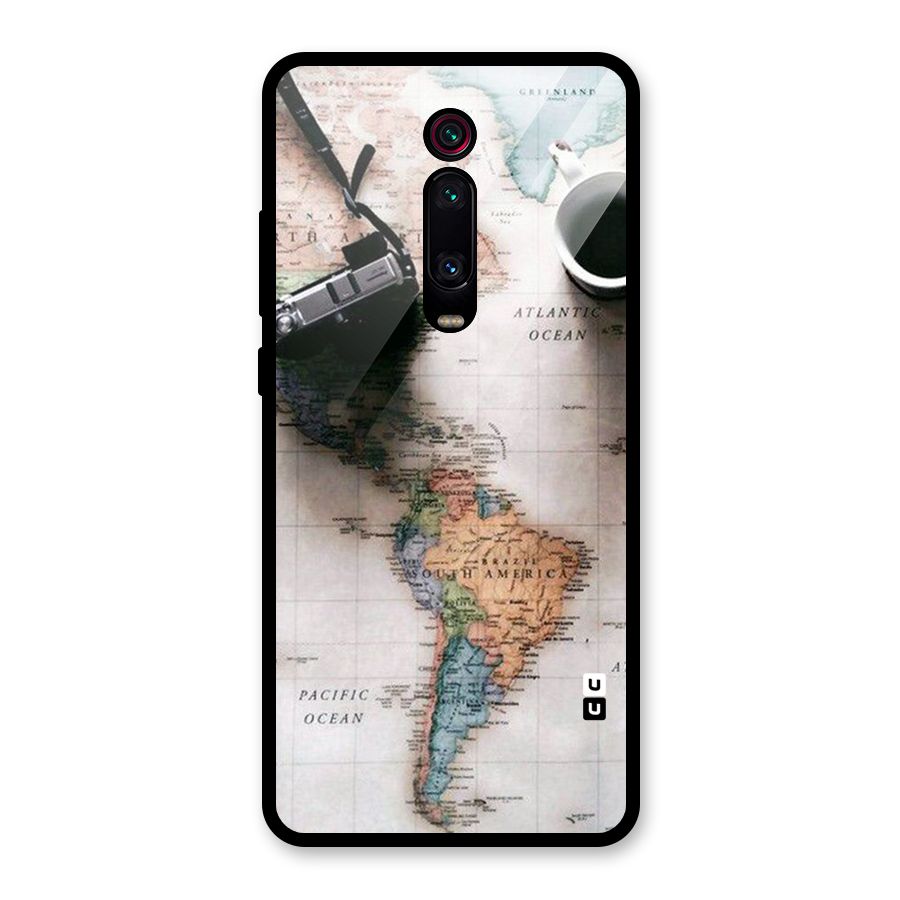 Coffee And Travel Glass Back Case for Redmi K20