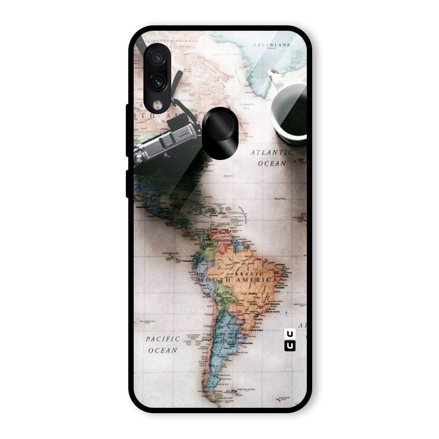 Coffee And Travel Glass Back Case for Redmi Note 7S