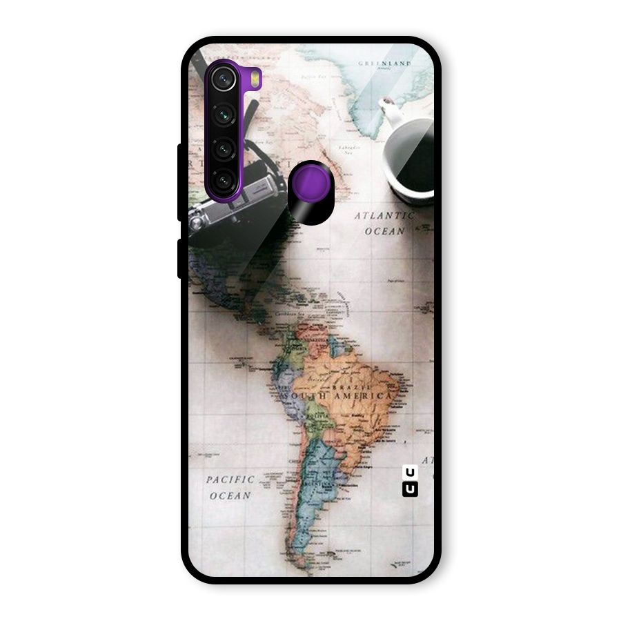 Coffee And Travel Glass Back Case for Redmi Note 8