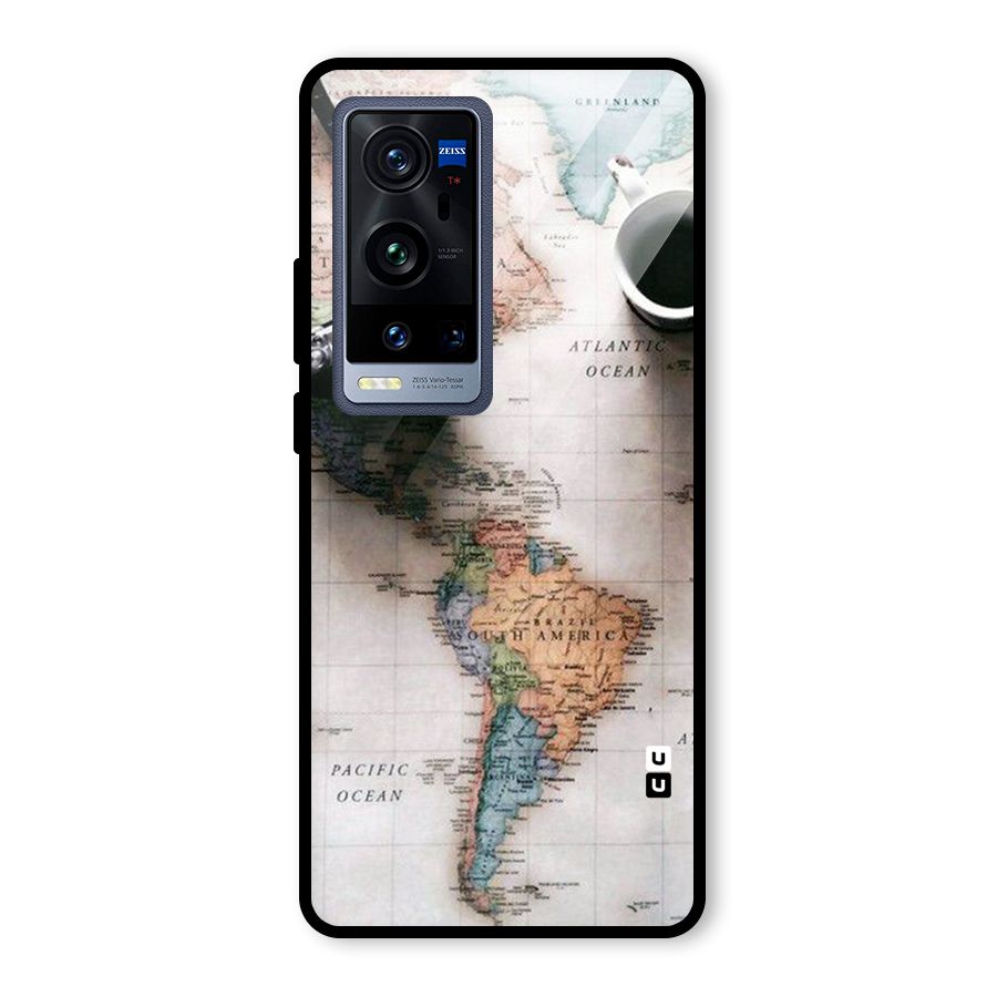 Coffee And Travel Glass Back Case for Vivo X60 Pro Plus