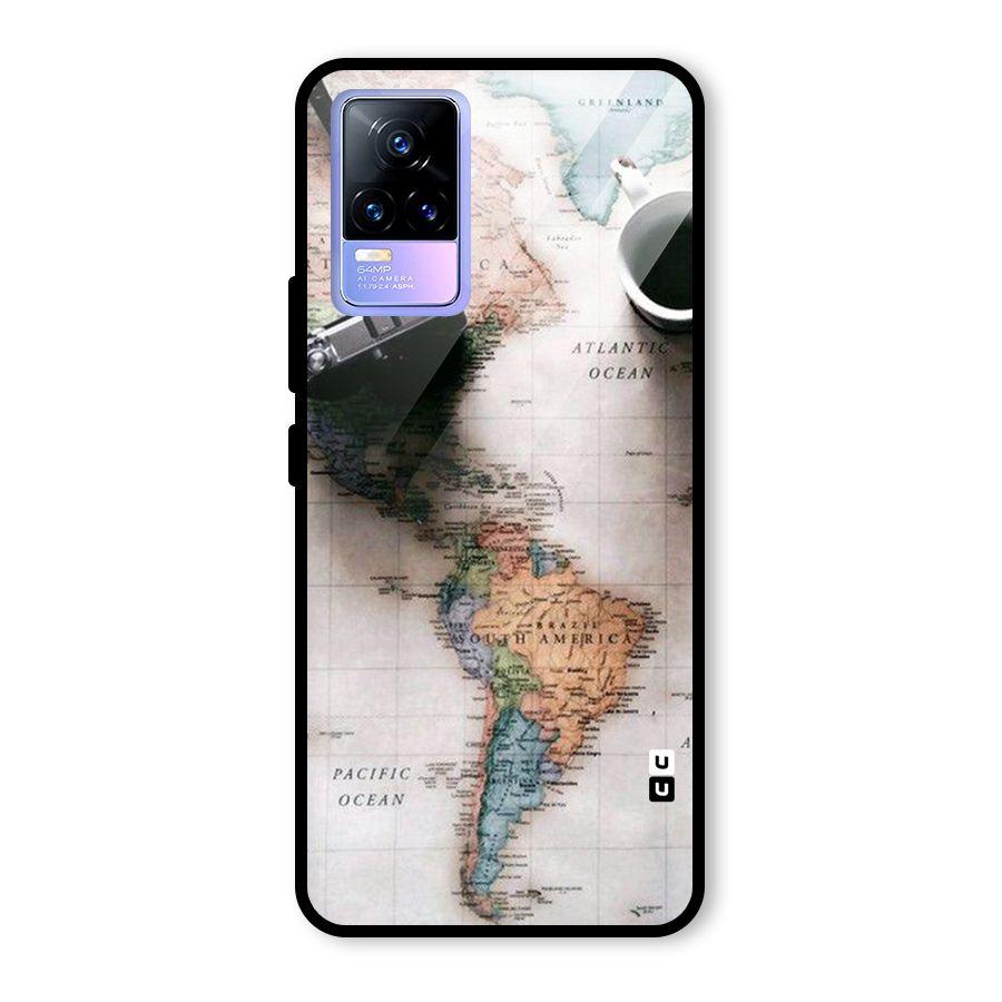 Coffee And Travel Glass Back Case for Vivo Y73