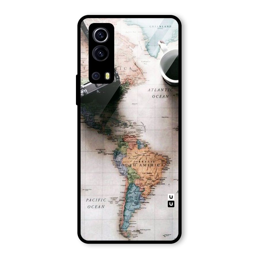 Coffee And Travel Glass Back Case for Vivo iQOO Z3