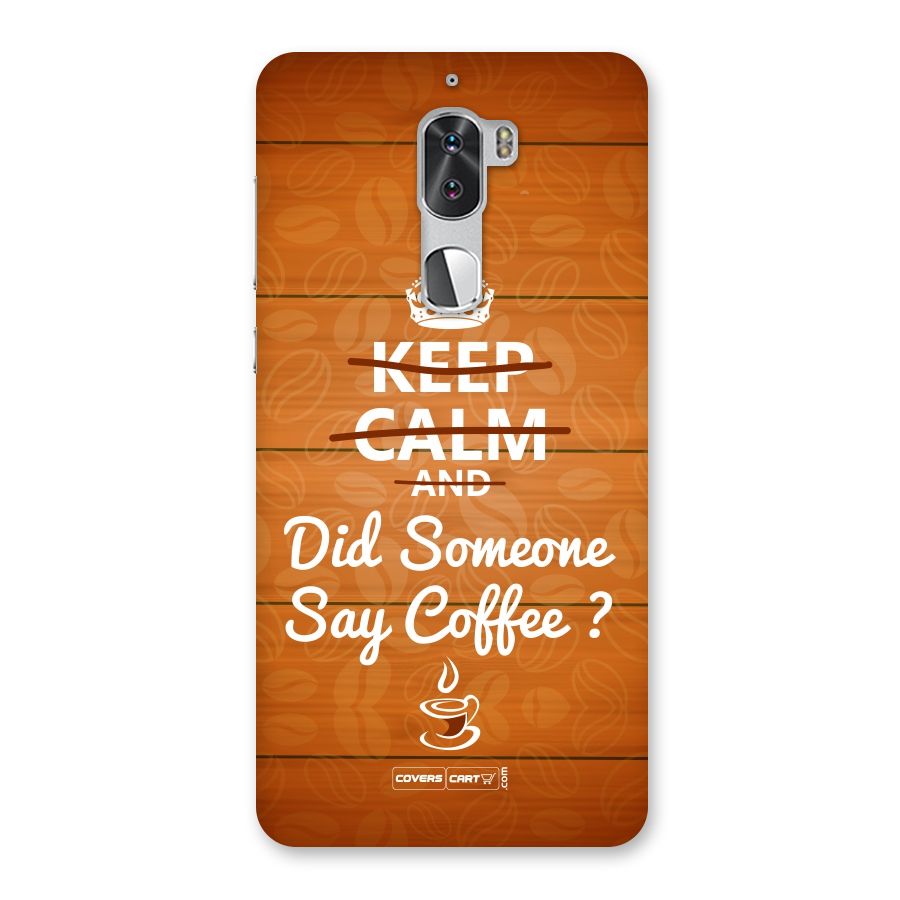 Coffee Ardour Back Case for Coolpad Cool 1