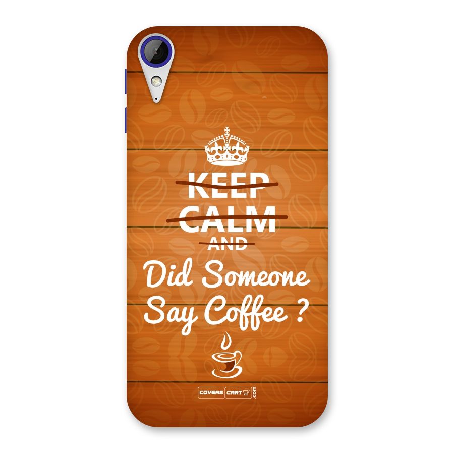 Coffee Ardour Back Case for Desire 830