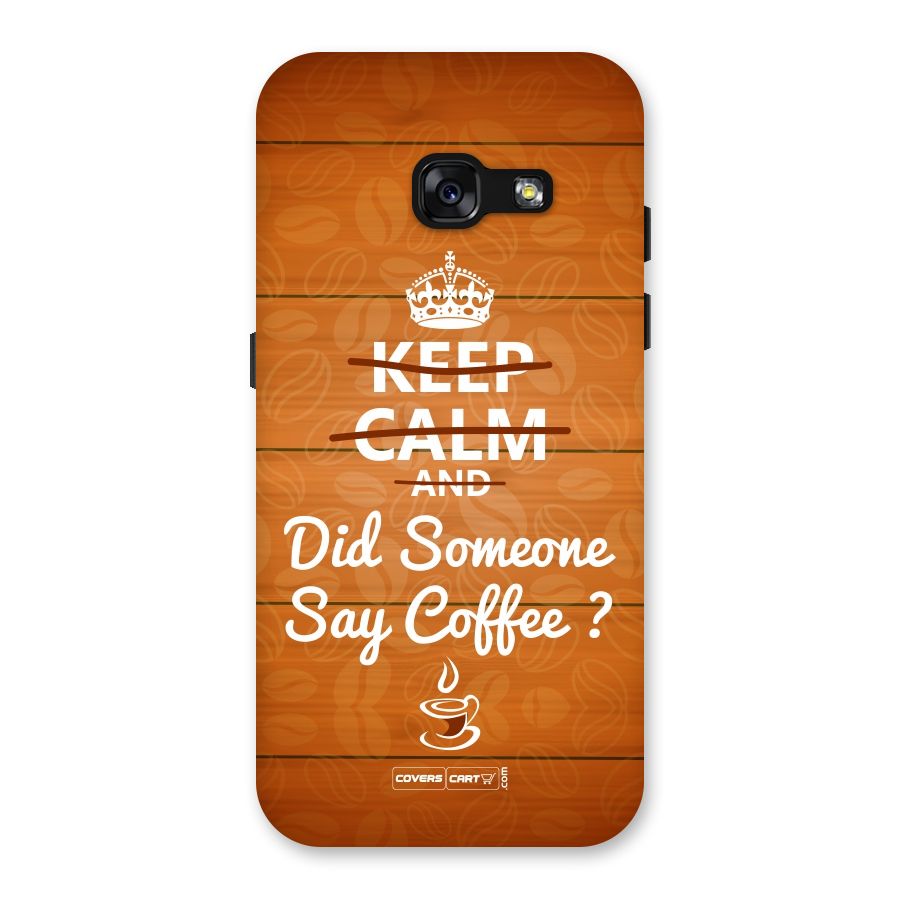 Coffee Ardour Back Case for Galaxy A3 (2017)