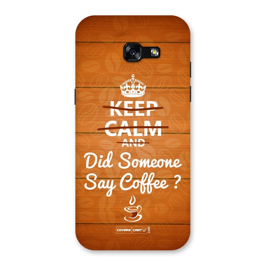 Coffee Ardour Back Case for Galaxy A5 2017