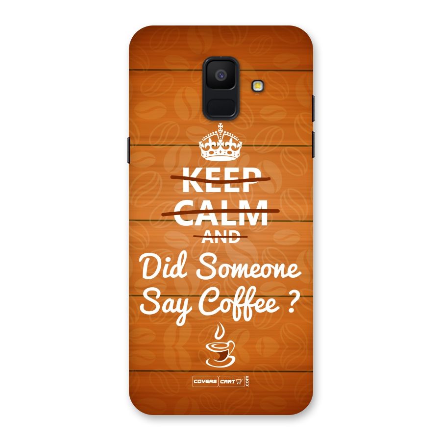 Coffee Ardour Back Case for Galaxy A6 (2018)