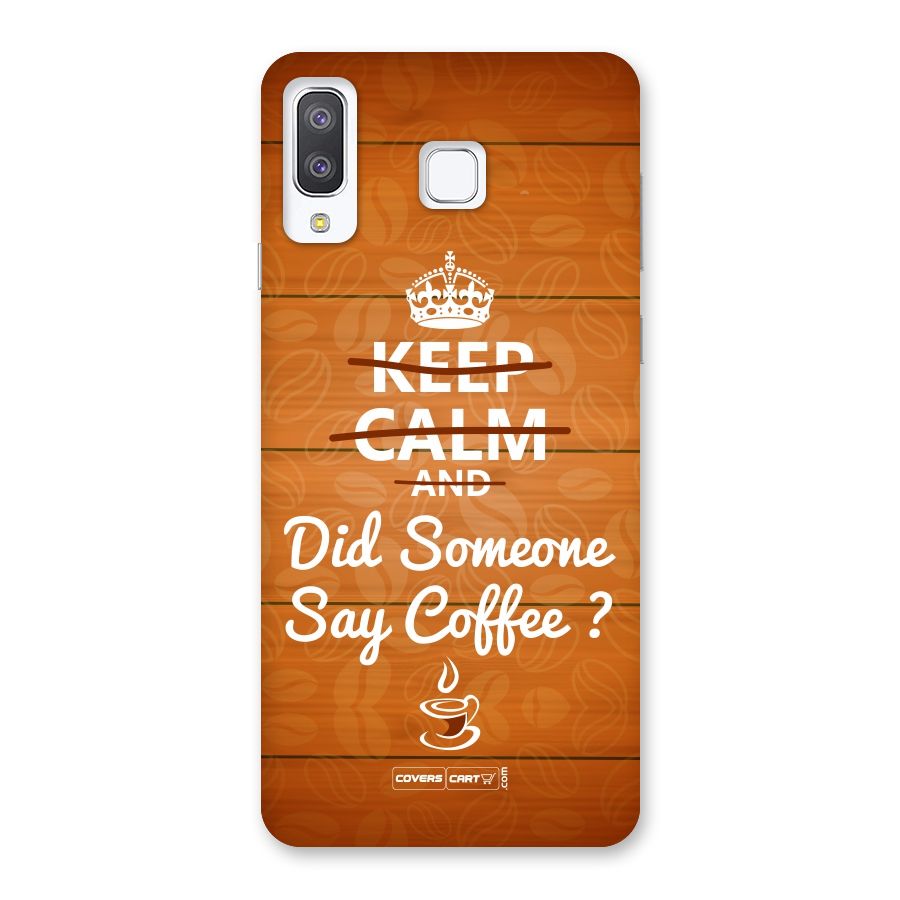 Coffee Ardour Back Case for Galaxy A8 Star