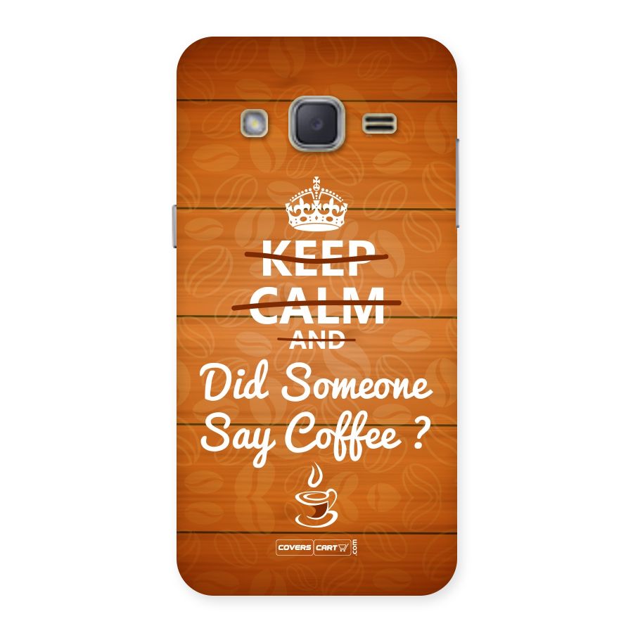 Coffee Ardour Back Case for Galaxy J2