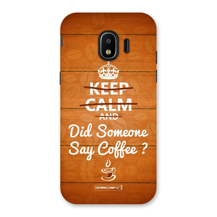 Coffee Ardour Back Case for Galaxy J2 Pro 2018