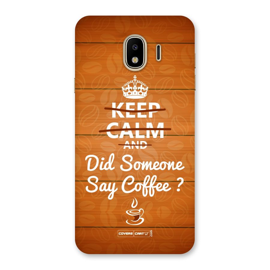 Coffee Ardour Back Case for Galaxy J4