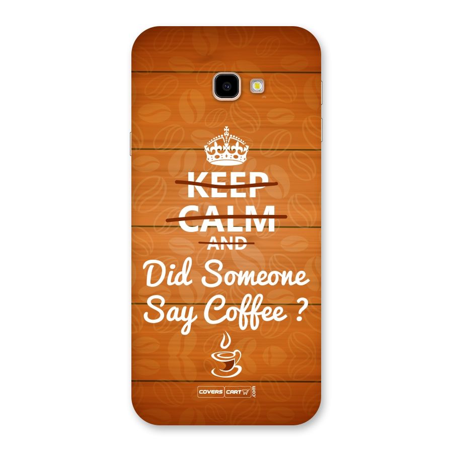 Coffee Ardour Back Case for Galaxy J4 Plus