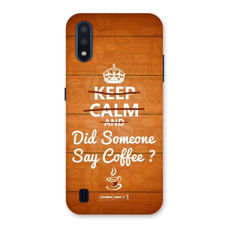 Coffee Ardour Back Case for Galaxy M01