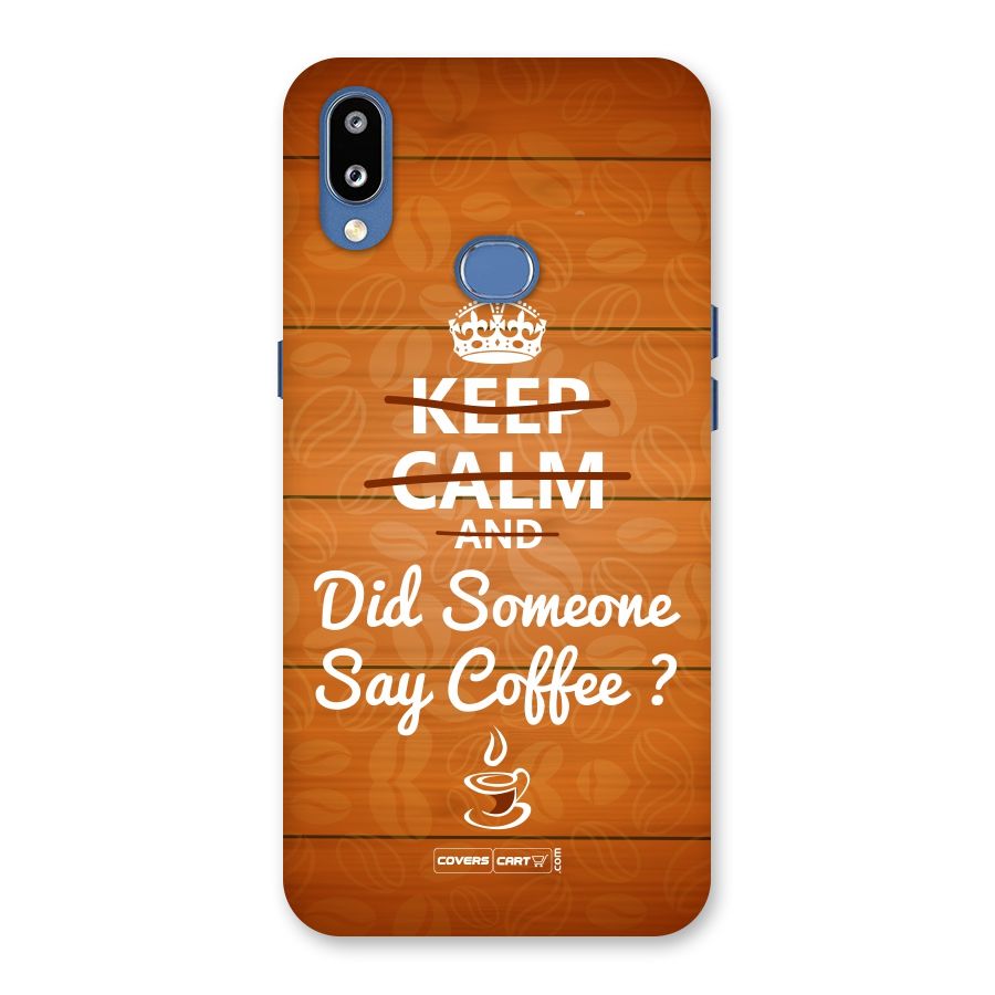 Coffee Ardour Back Case for Galaxy M01s