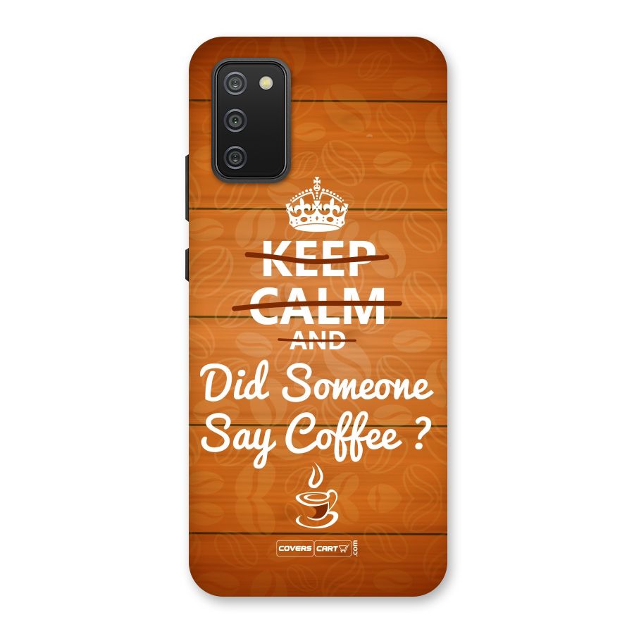 Coffee Ardour Back Case for Galaxy M02s