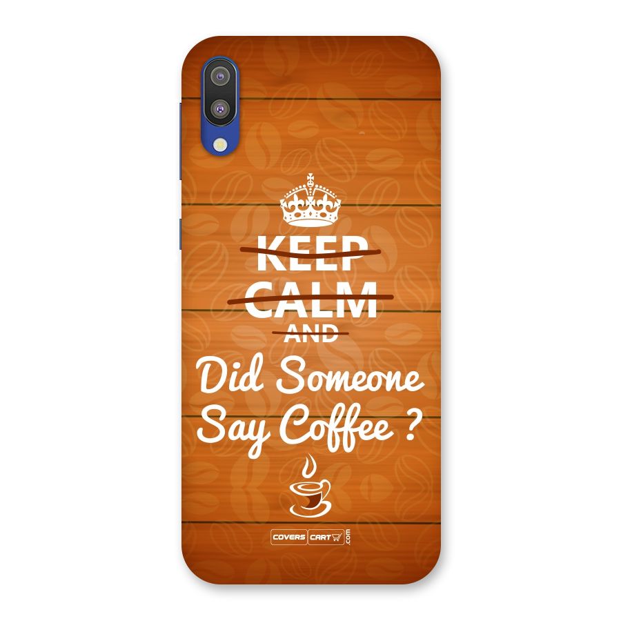 Coffee Ardour Back Case for Galaxy M10