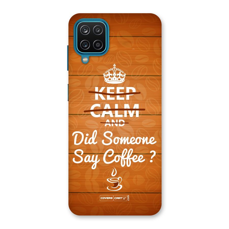 Coffee Ardour Back Case for Galaxy M12