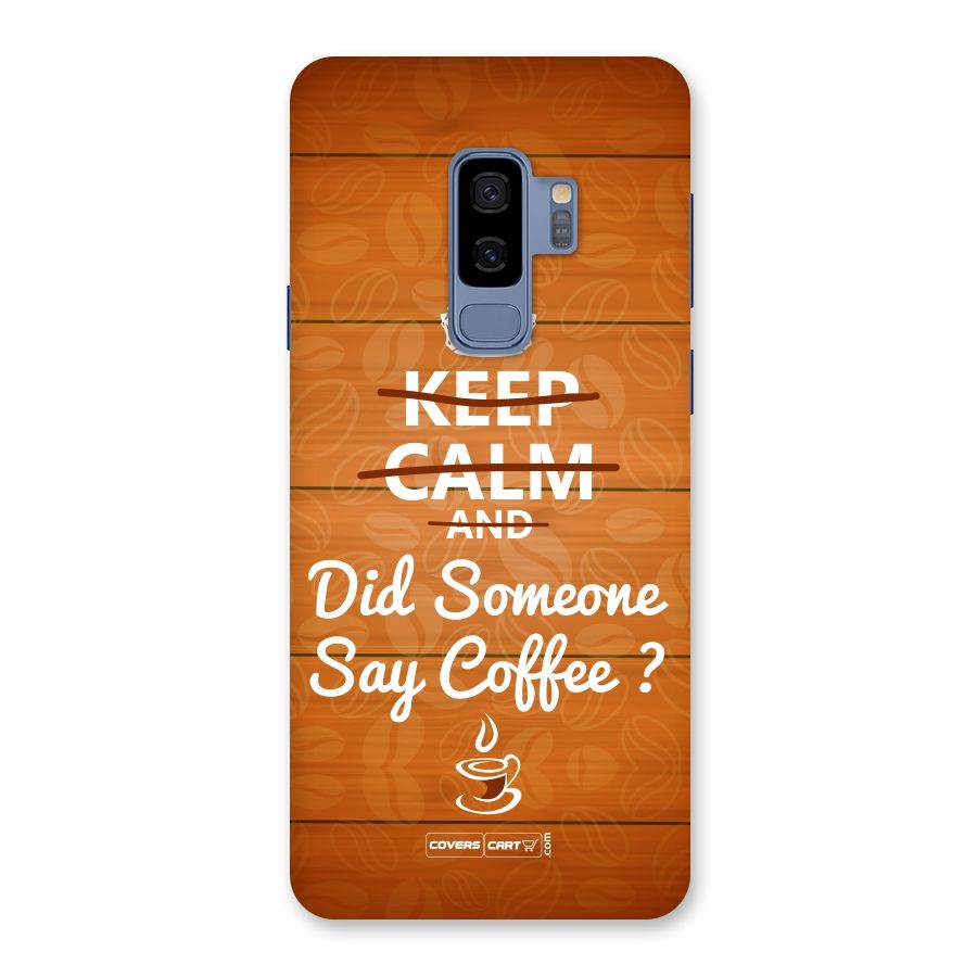 Coffee Ardour Back Case for Galaxy S9 Plus
